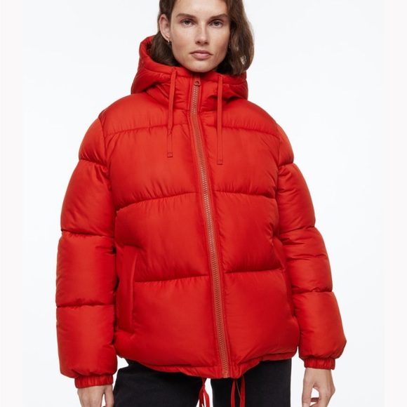 H&M Jackets & Coats Hm Oversized Hooded Quilted Puffer Jacket